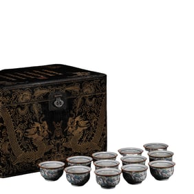 Chenghua 12  T ea  C ups, Ming Dynasty, China