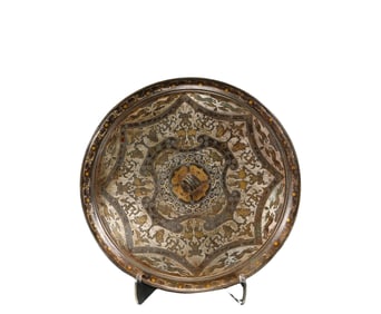 A  Inlaid   G old and  S ilver  B ronze  M irror, Han Dynasty, China