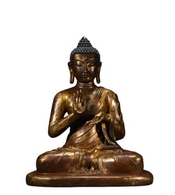 A  B ronze  G ilt Buddha  S tatue, Ming Dynasty, China