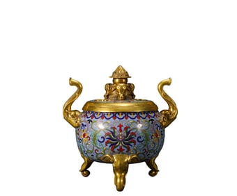 A  C loisonne  Aromatherapy , Qing Dynasty, China