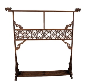 A Yellow Pear Hanger, Qing Dynasty, China