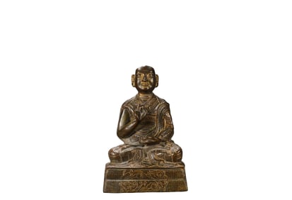 Copper Alloy Buddha Statue, Qing Dynasty, China