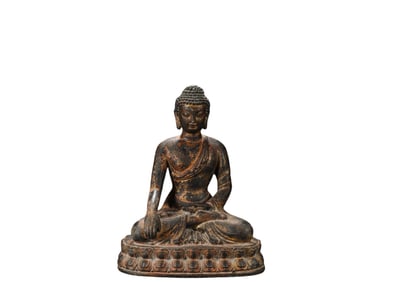 Copper Alloy Buddha Statue, Qing Dynasty, China