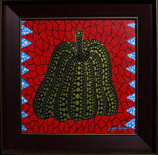 Yayoi Kusama Oil Painting: H:41cm,W:41cm