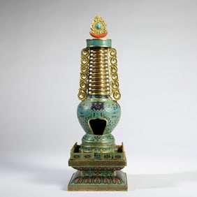 Qing Dynasty Jingtailan Buddhist Pagoda