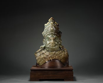 Hetian Jade Buddha Head in the 6th Century
