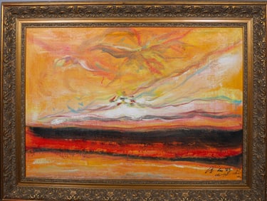 Zhu Dequn's oil painting