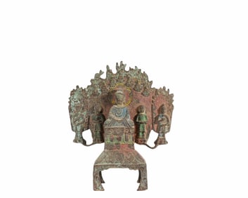 5th century bronze Buddha statue