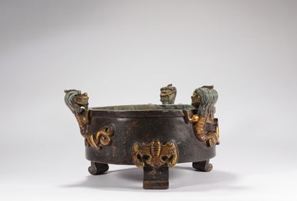 Tang Dynasty copper incense burner