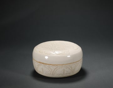 Song Dynasty Ding kiln lid box