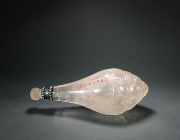 Qing Dynasty Qianlong Crystal Artifacts