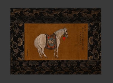 Ancient Chinese Lang Shining Yu Matu silk lenses