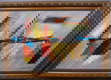 Zhao Wuji's oil painting