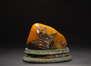 Qing Dynasty Shu Tong Tian Huang Liupi Buddha Statue