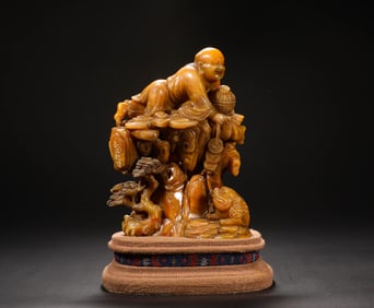 During the Qing Dynasty, Tian Huang played the Golden Toad with bangs