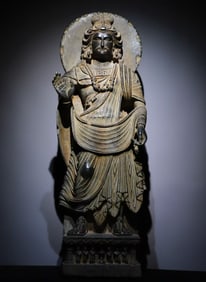 6th century Gandhara stone Buddha statues