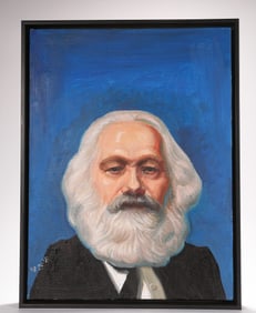 Attributed to Liu Ye oil on canvas