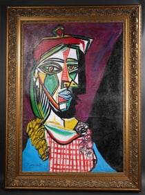 Attributed to Pablo Picasso (1881-1973) Fine oil painting, Spain