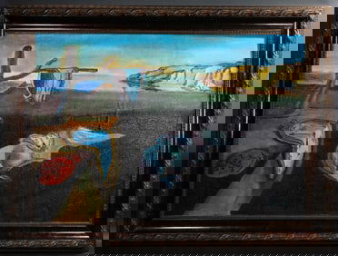 Attributed to Salvador Dali Fine Oil Painting, Spain