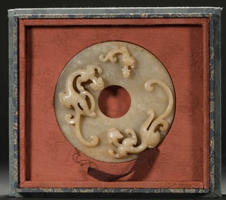 Han Dynasty Hetian jade bi