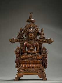 6th-century bronze Buddha statues