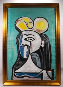 Attributed to Pablo Picasso (1881-1973) Fine oil painting, Spain