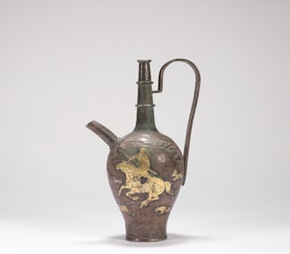 Silver Buddhist ewer of the Tang Dynasty
