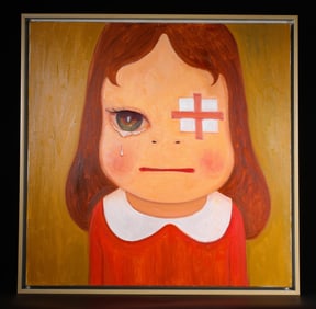 Attributed to YOSHITOMO NARA (Japan, 1959).Oil Painting