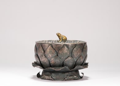 Tang Dynasty silver Buddhist incense