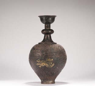 Silver vase appreciation of the Tang Dynasty