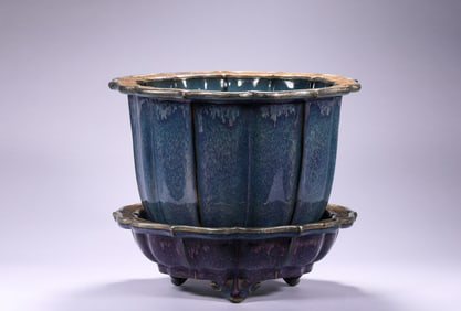 Song Dynasty Jun kiln flowerpots