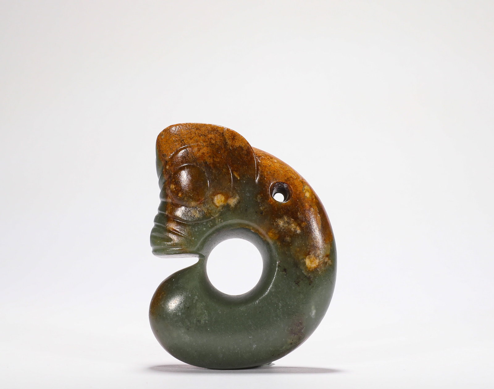 RED MOUNTAIN JADE PIG DRAGON (1 of 6)