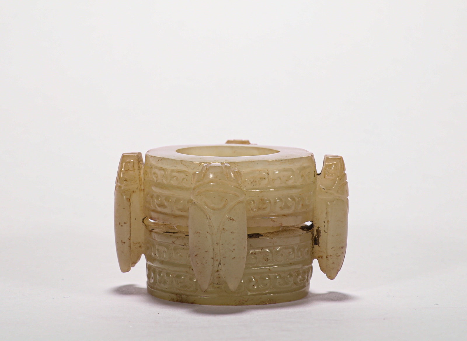 HAN DYNASTY JADE RING - 3