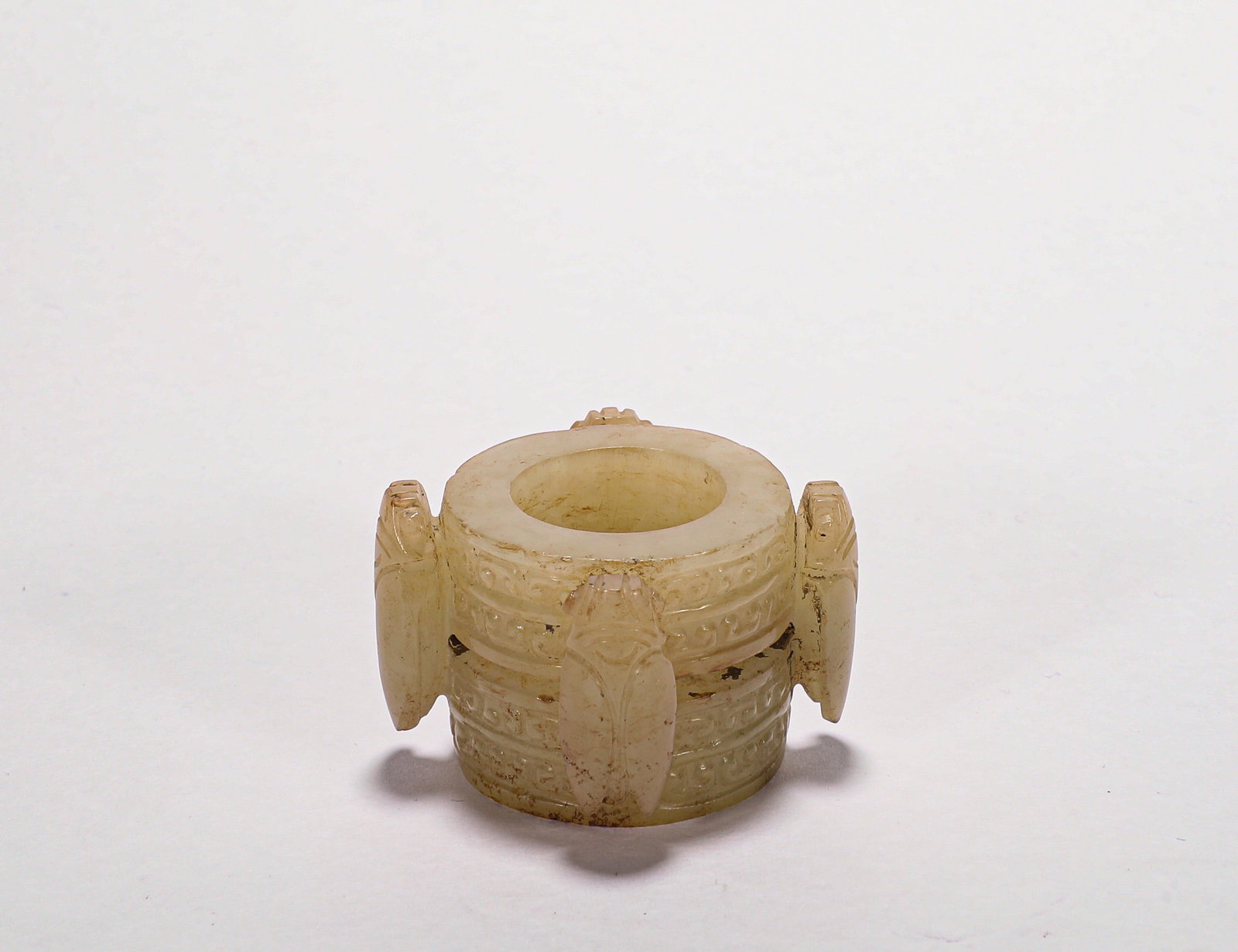 HAN DYNASTY JADE RING - 4