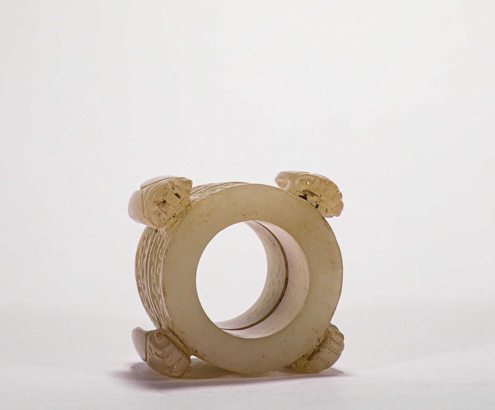 HAN DYNASTY JADE RING - 5