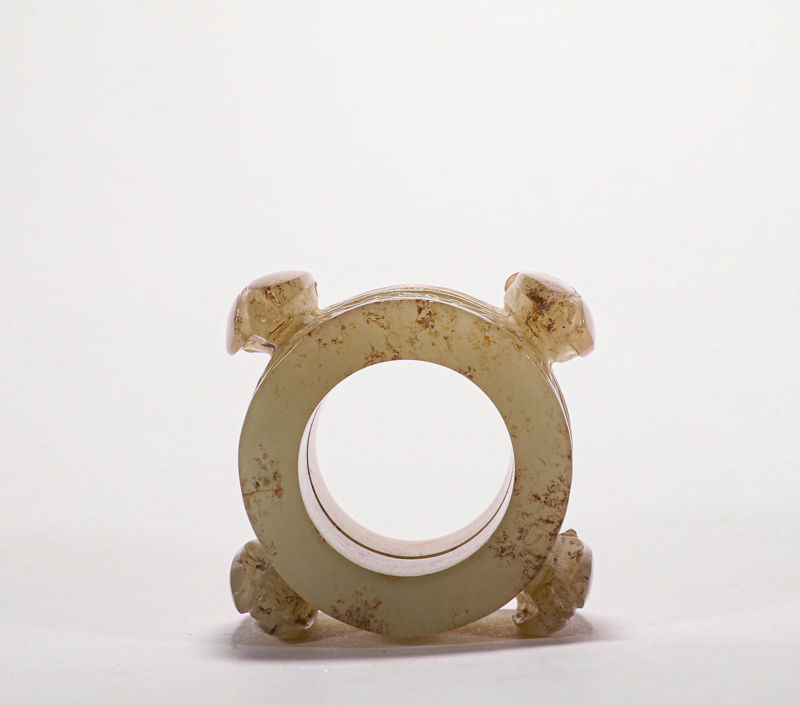 HAN DYNASTY JADE RING - 6