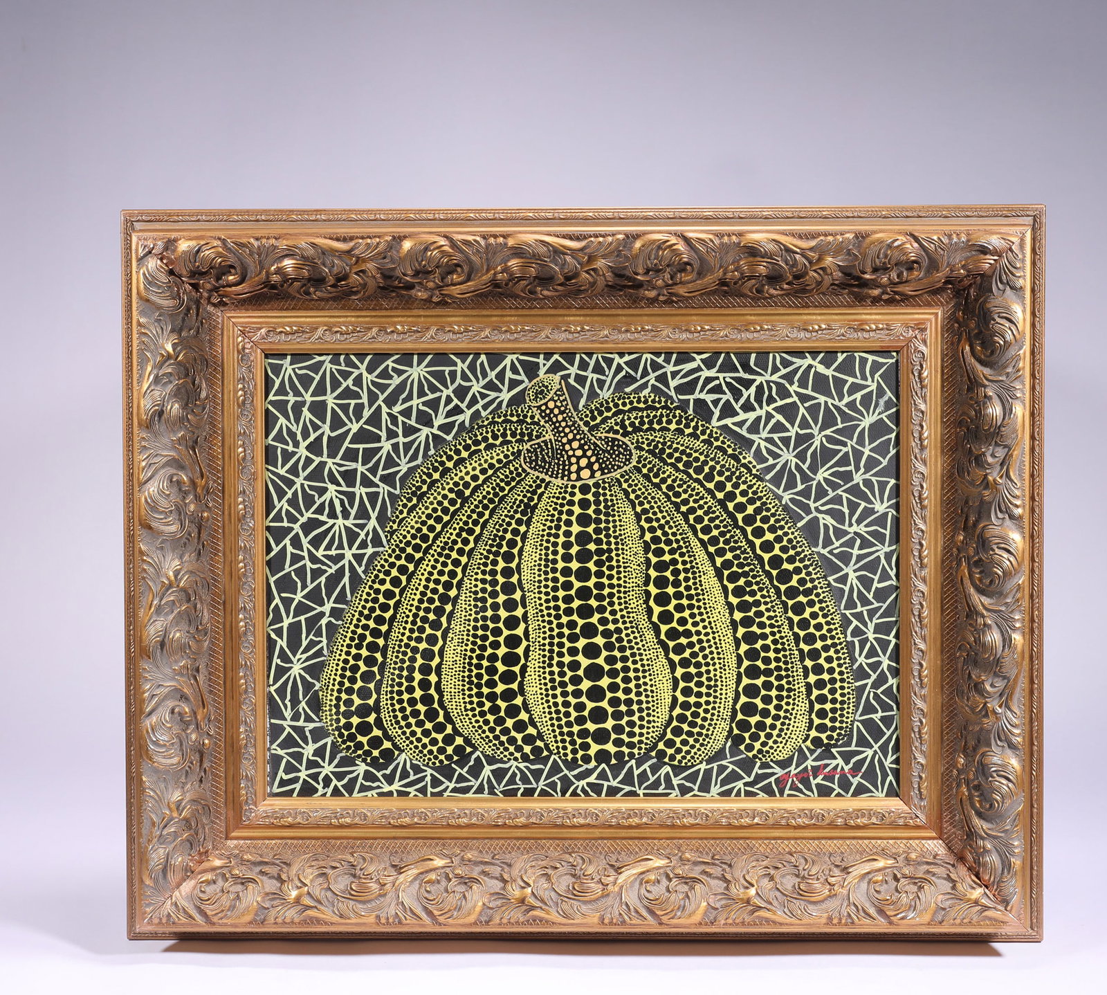 YAYOI KUSAMA (B.1929),ATTRIBUTED TO,ACRYLIC ON CANVAS (1 of 5)
