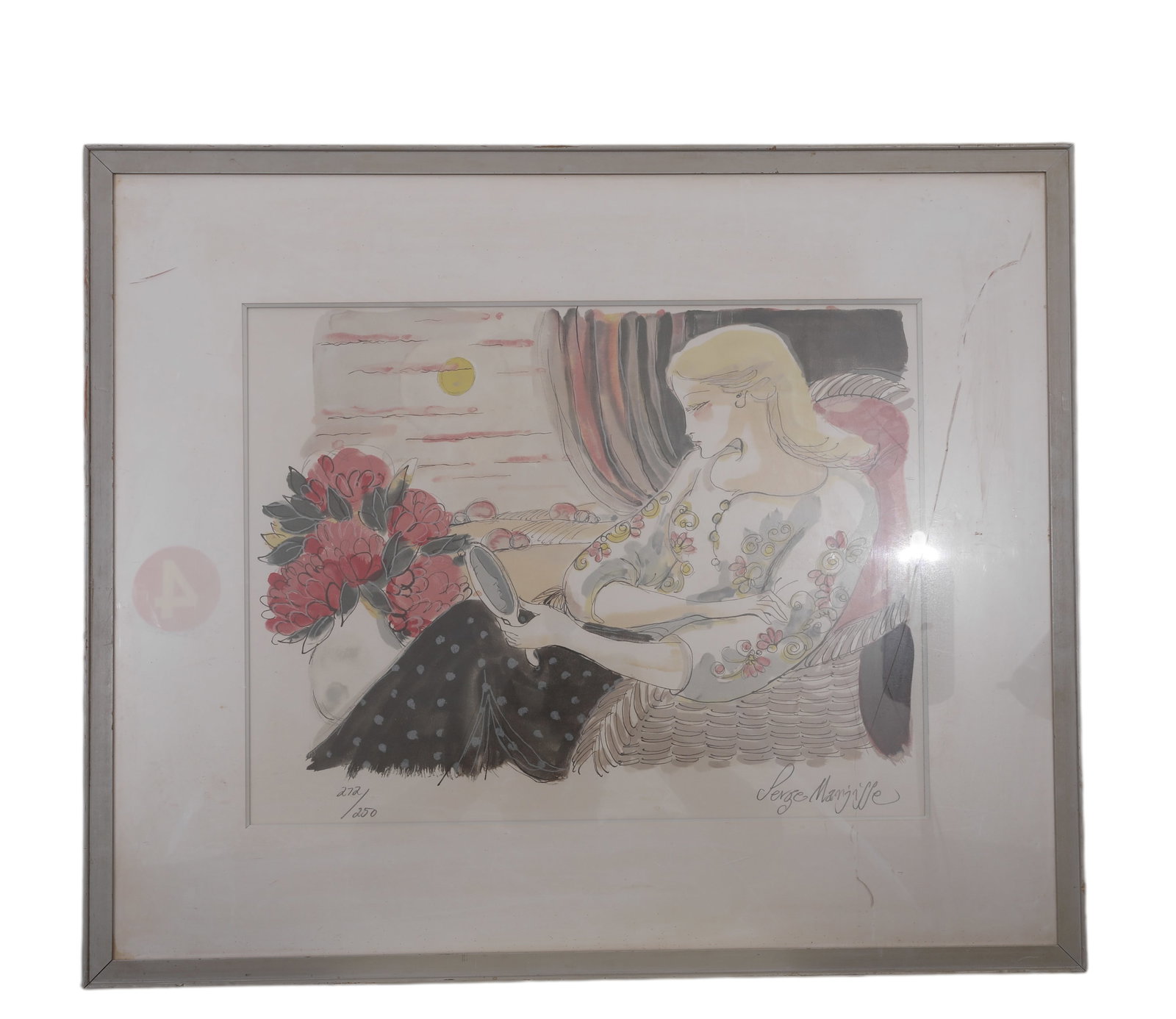 HENRI MATISSE (1869-1954) ORIGINAL LIMITED EDITION, HAND-SIGNED BY ARTIST: H:38cm (14.96in) W:50cm (19.69in) H:60cm (23.62in) W:72cm (28.35in)