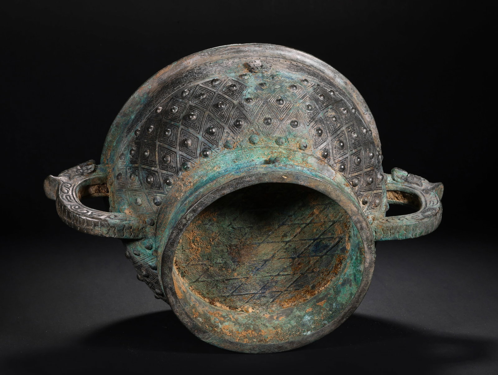 SHANG DYNASTY BRONZE CAULDRON-PATTERNED GUI - 10