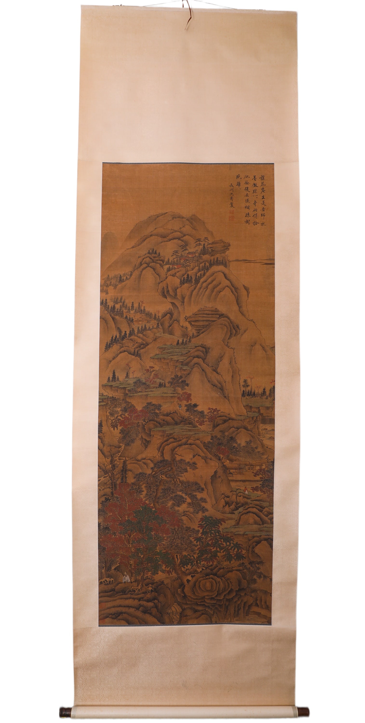 THE AUTUMN MOUNTAIN RETREAT OF SHEN ZHOU (1427-1509) OF THE MING DYNASTY (1 of 7)