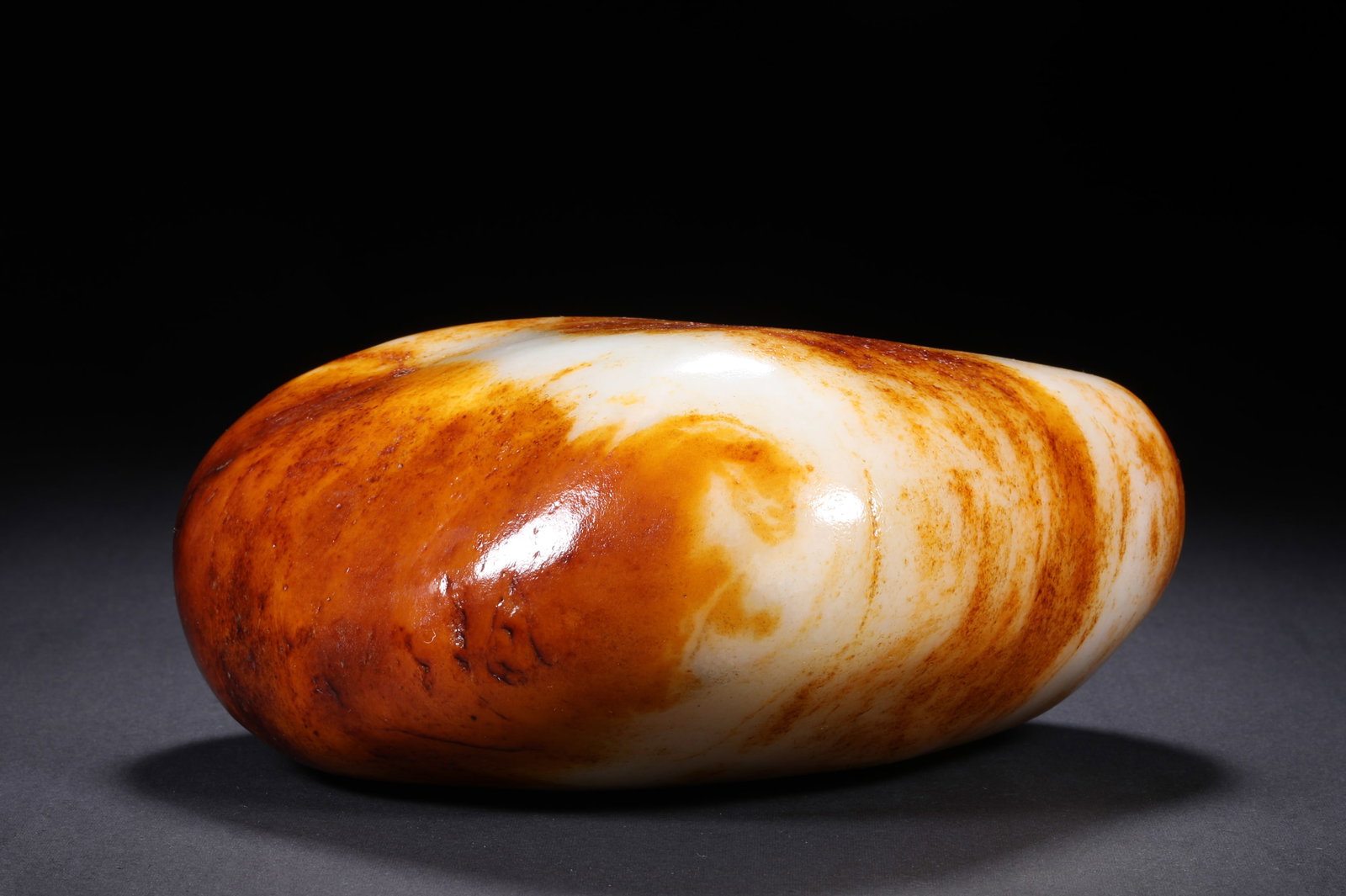 HETIAN JADE QIANLONG IMPERIAL POEM AND PROSE SEED MATERIAL (1 of 1)