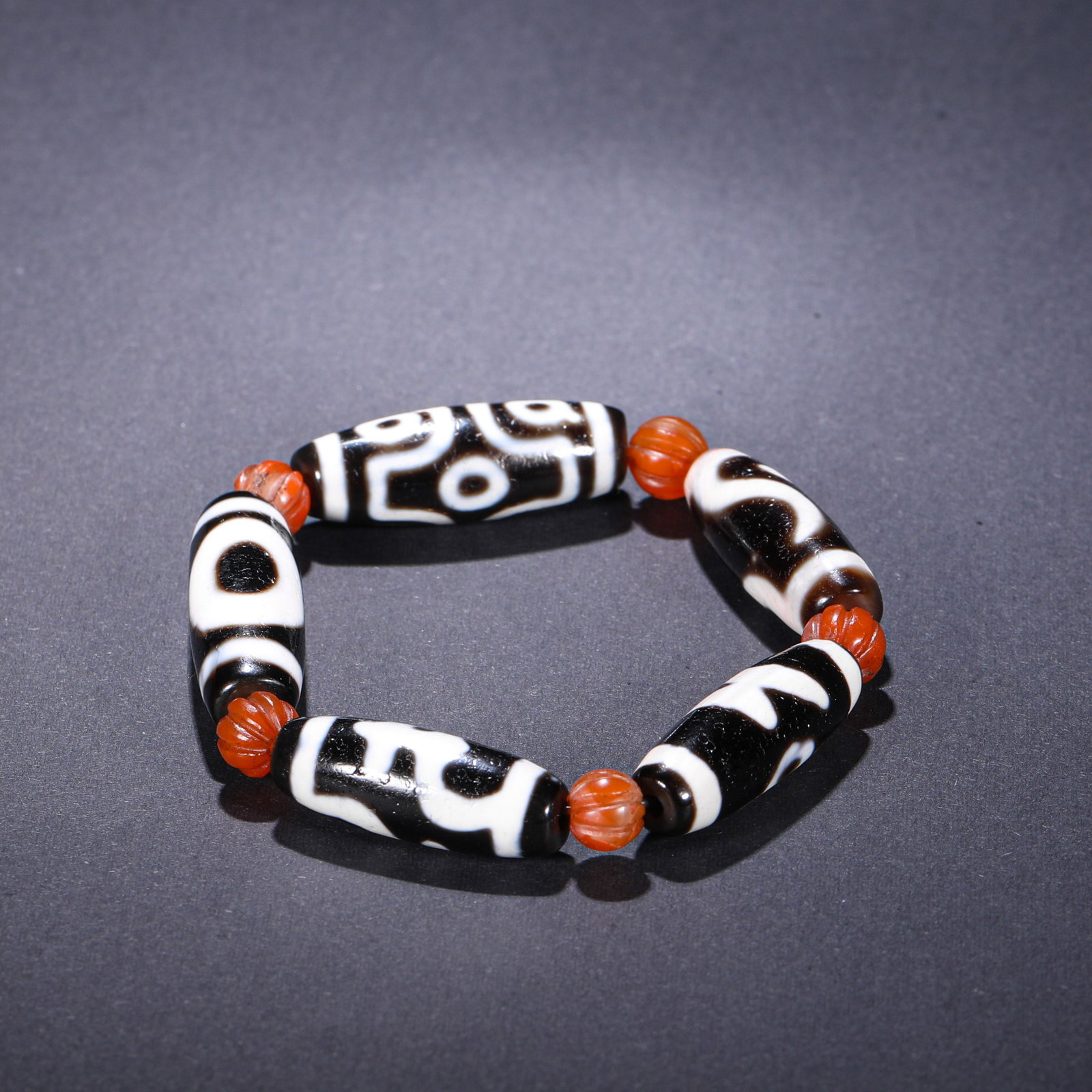QING DYNASTY TIANZHU BRACELET: D:3.5cm(1.38in)Weight:40g