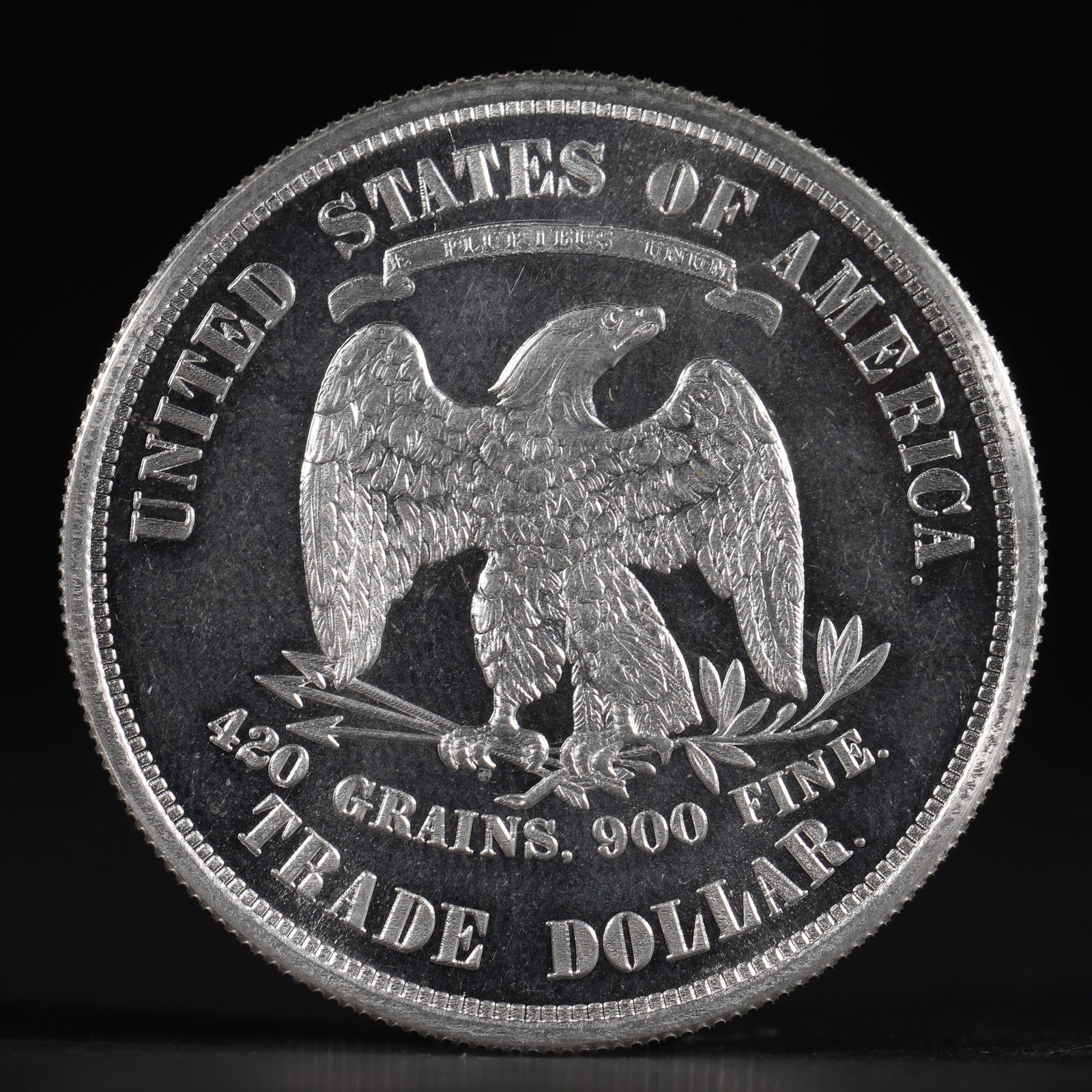 1876 US TRADE SILVER DOLLAR - 2