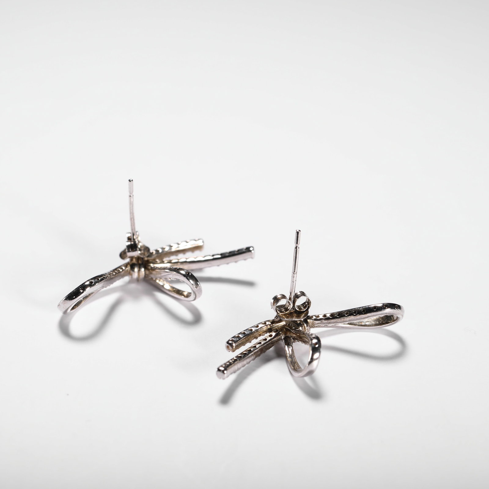 SILVER STUD EARRINGS - 2