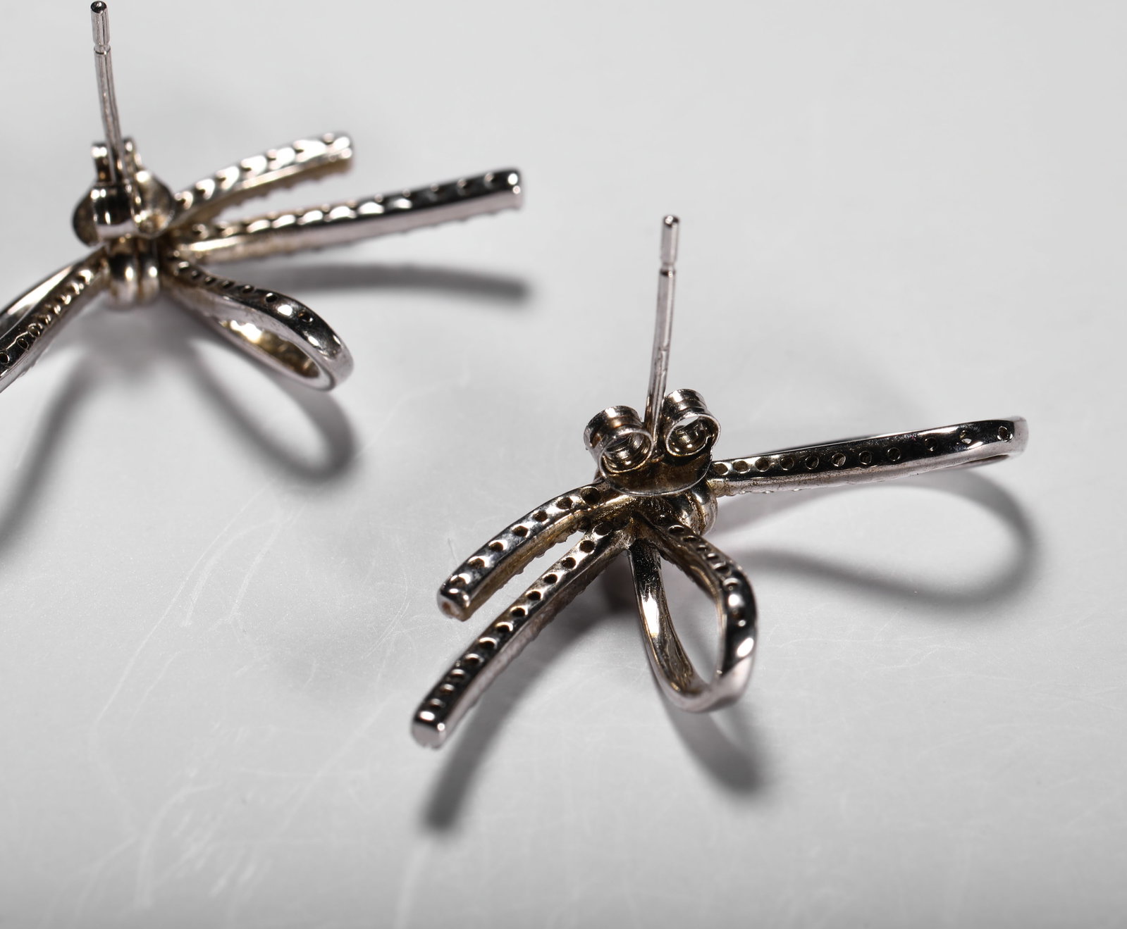 SILVER STUD EARRINGS - 4