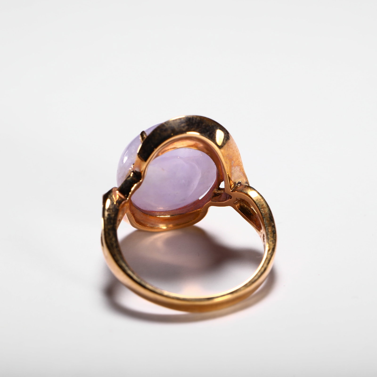 18K GOLD VIOLET RING - 6