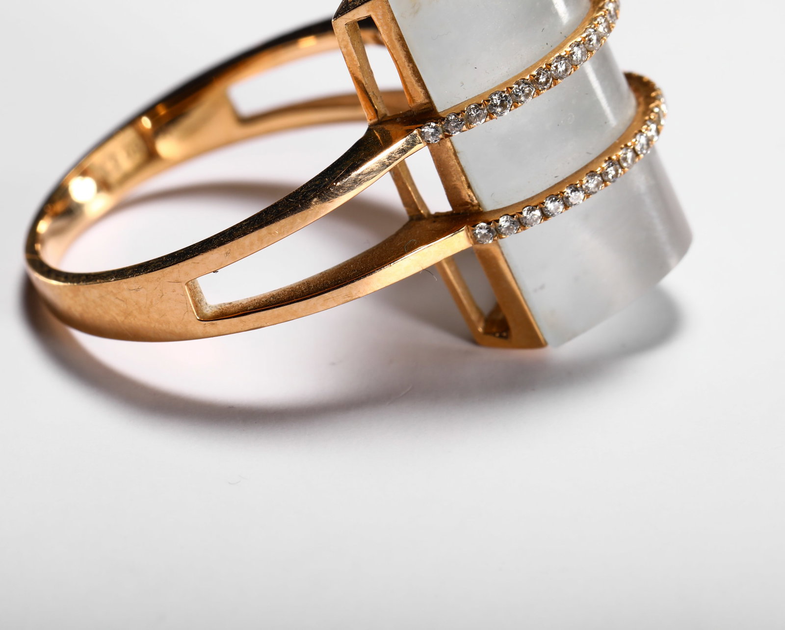 18K ICE JADE RING - 6