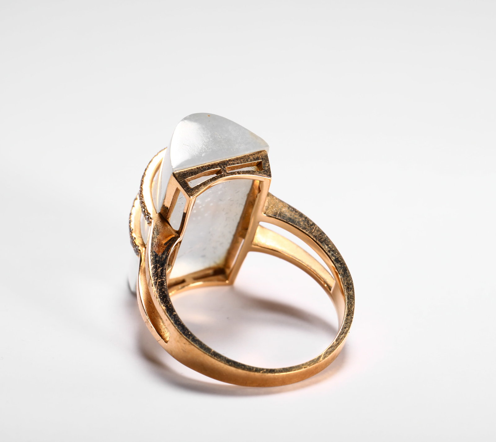 18K ICE JADE RING - 7