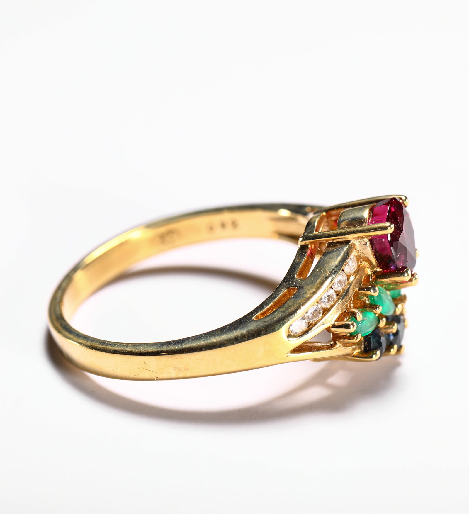 18K RUBY RING - 2