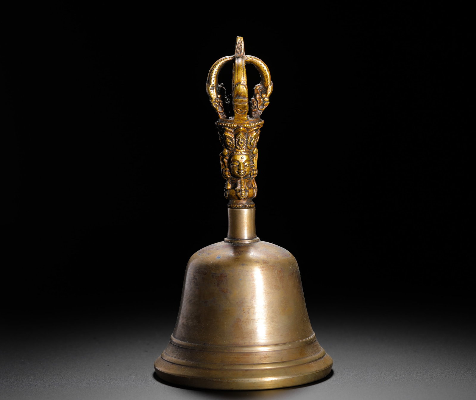 BUDDHIST COPPER VAJRA BELLS OF THE QING DYNASTY (1 of 9)